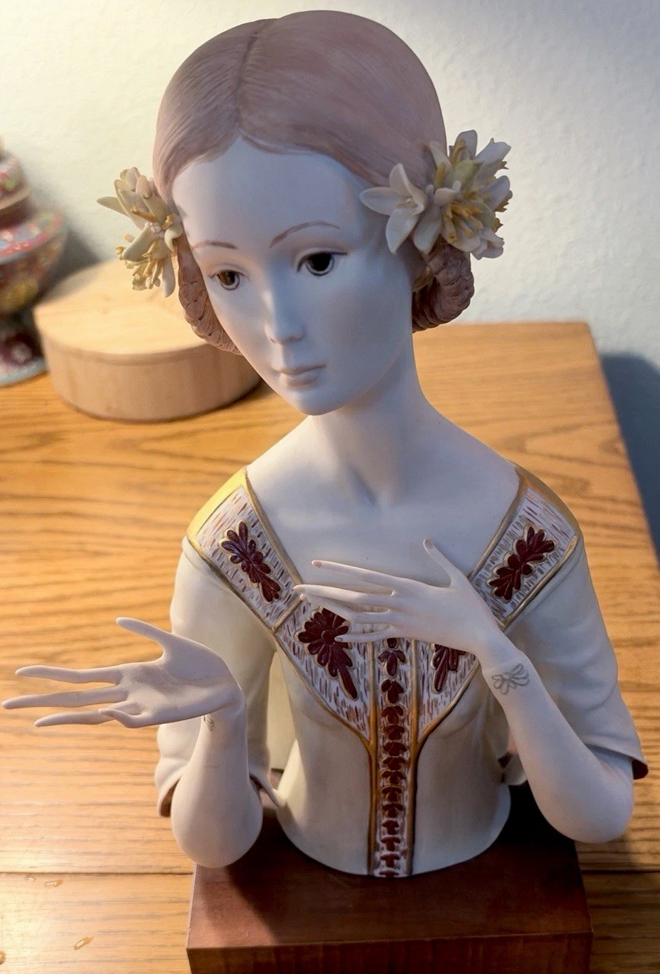 Antique Cybis Porcelain Bust \