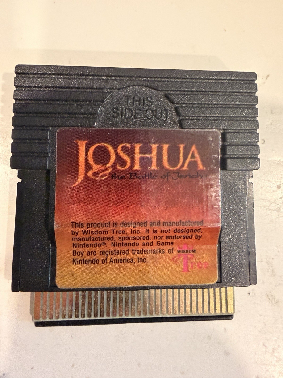 Joshua: the Battle of Jericho (Nintendo Game Boy GB, 1993) Bible-Cleaned- Tested