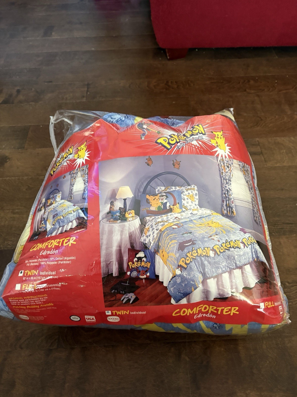 1999 Pokemon Twin Set Comferter Brand New