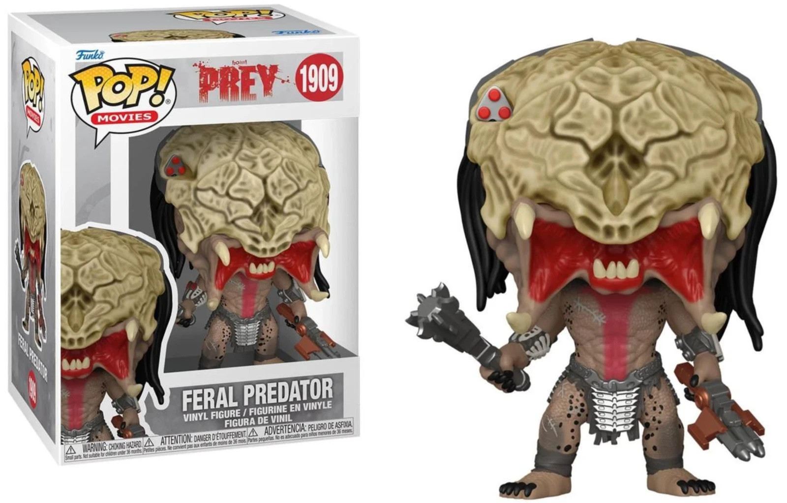 BOX DAMAGED Funko Pop Movies: Prey - Feral Predator -Vinyl Figure #1909 #86613