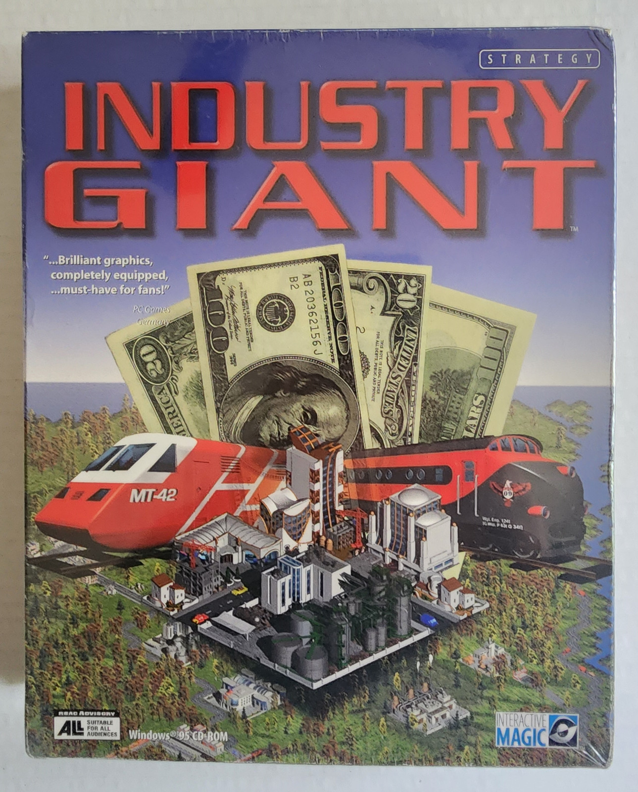 Industry Giant (1998) NEW Factory Sealed US Retail Big Box Edition As Shown