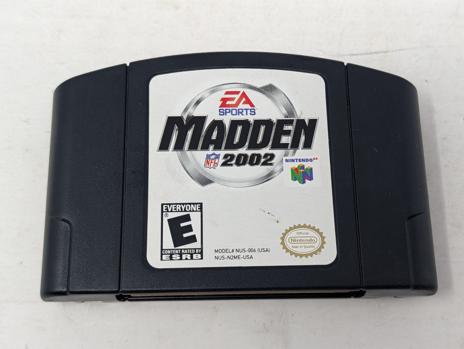 MADDEN NFL 2002 - Nintendo 64, Cart Only