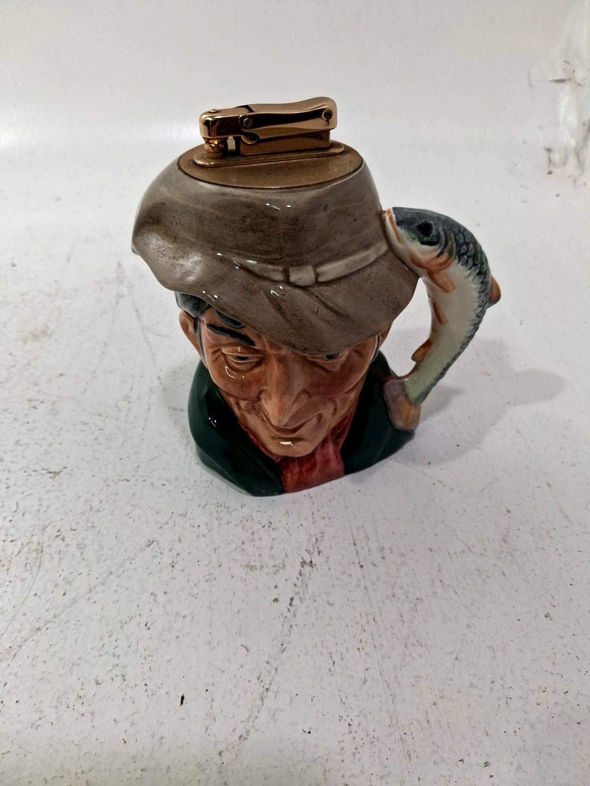 Rare Royal Doulton \'The Poacher\' Table Lighter. 1950s