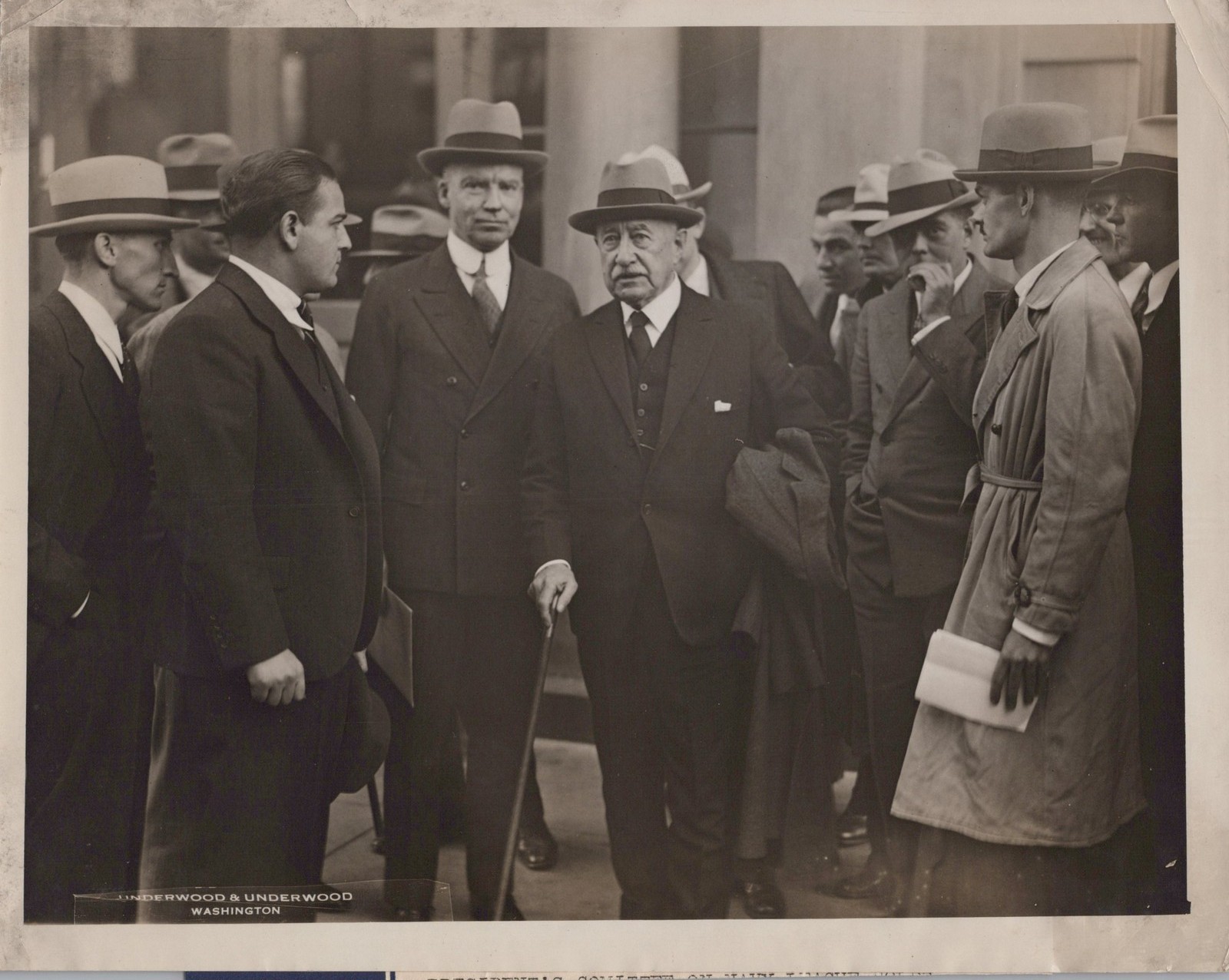 John Hays Hammond Metropolitan Club Washington reporters 1931 - Original Photo