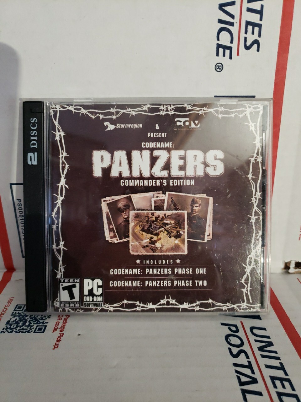 Codename Panzers: Commanders Edition (PC, 2008) Good Used No Keycode ~ #218
