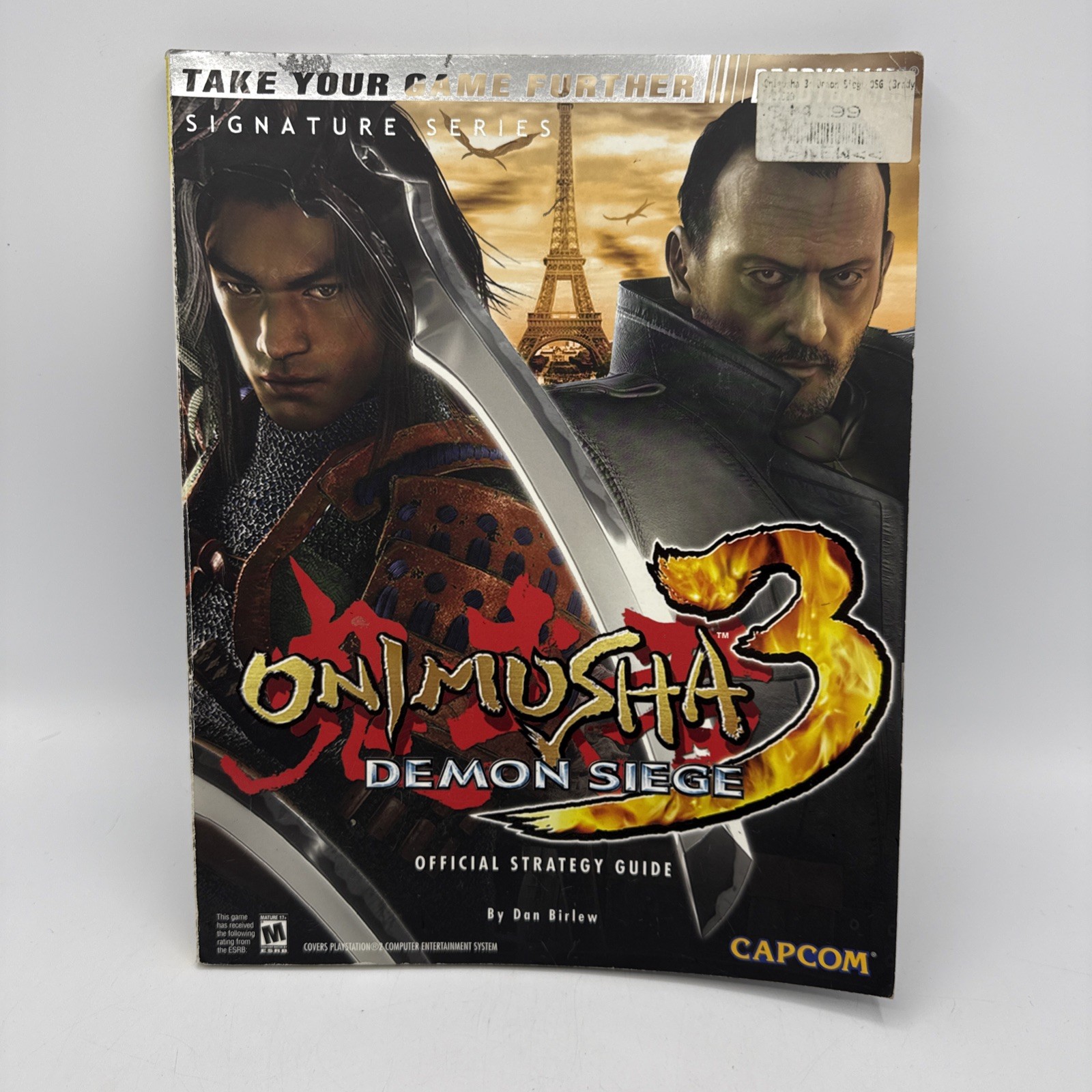 Onimusha 3 Demon Siege BradyGames Official Strategy Guide w/Poster PS2