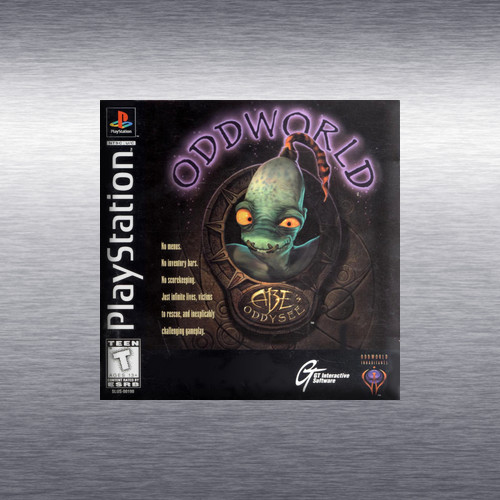 Oddworld Abe's Oddysee / Exodus, Game Box Art *PS1* High Quality Magnet / Set