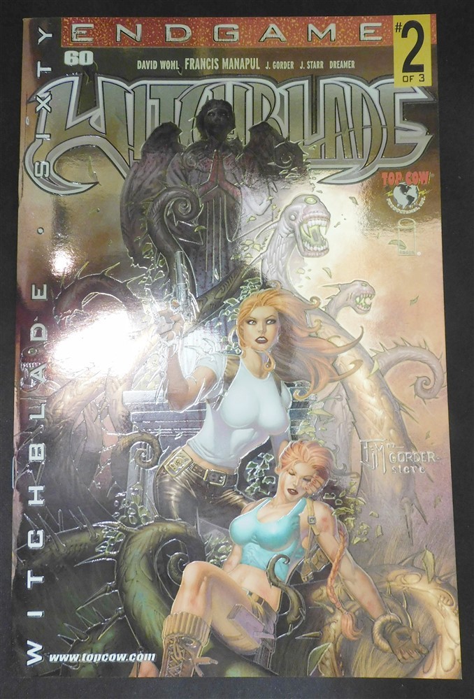 WITCHBLADE 60 IMAGE HOLOCHROME VARIANT COMIC ENDGAME 2 WOHL MANAPUL 2002 NM