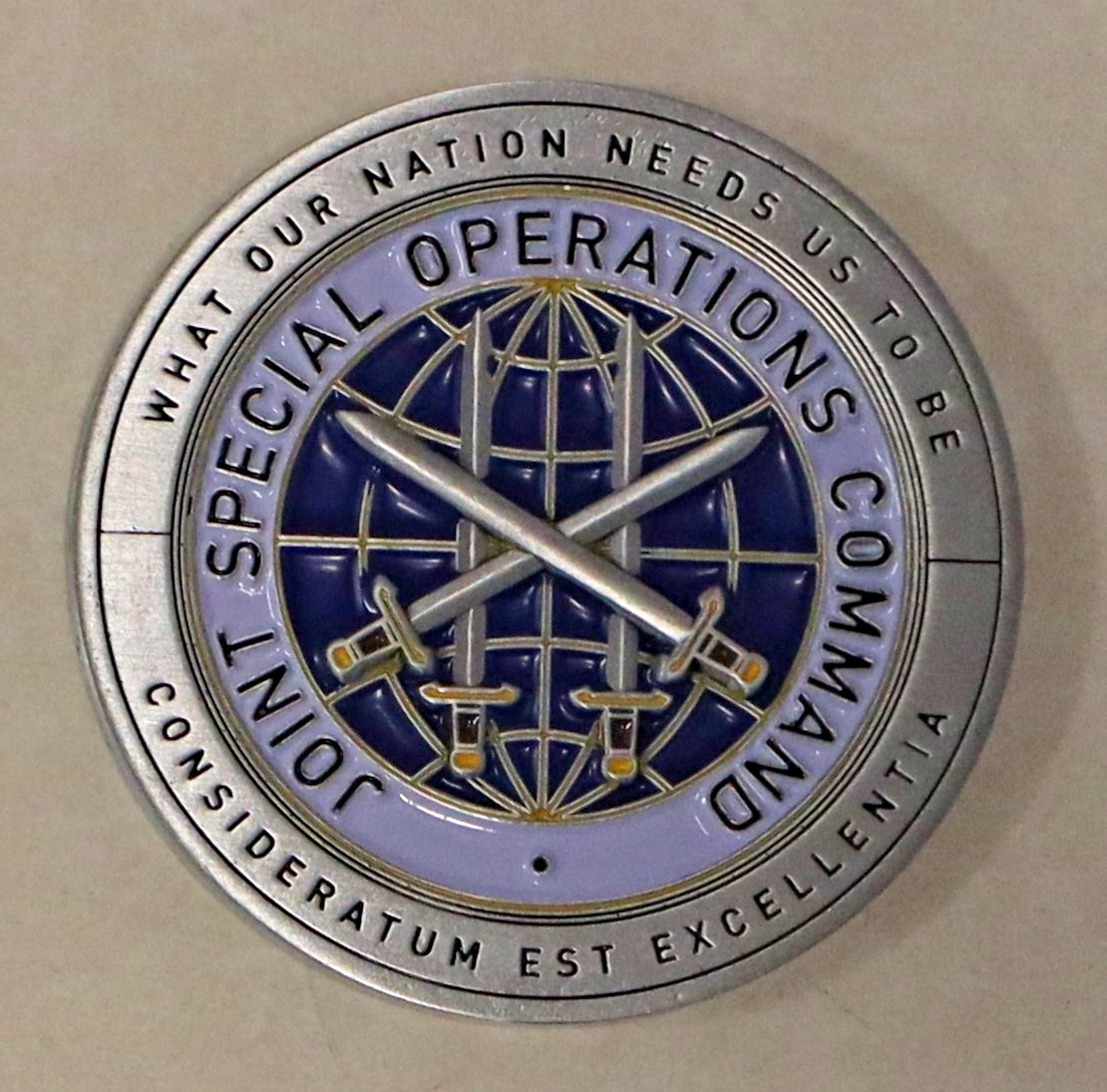 Commander / CSM Joint Special Operations JSOC Tier-1 SMU Challenge Coin
