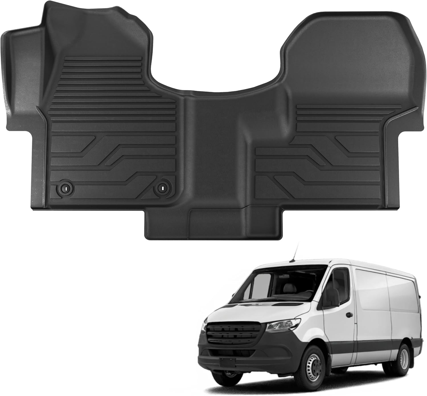 KARPAL Floor Mats for 2019-2026 Mercedes Benz Sprinter 2500/3500 with 1st Row...