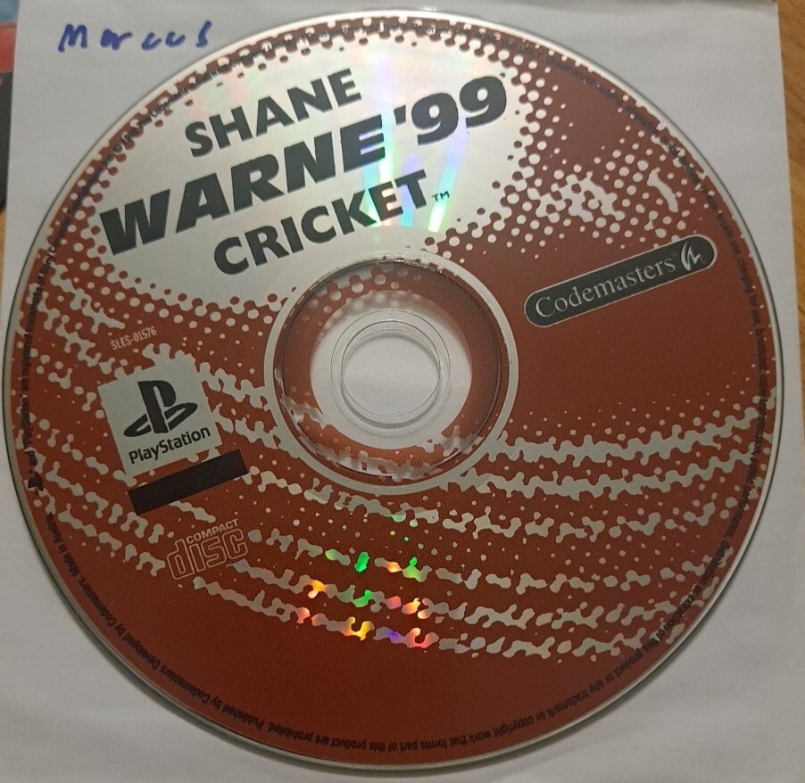 Shane Warne Cricket '99 PS1 PAL Import *Disc Only* SLES-01576 US Seller 
