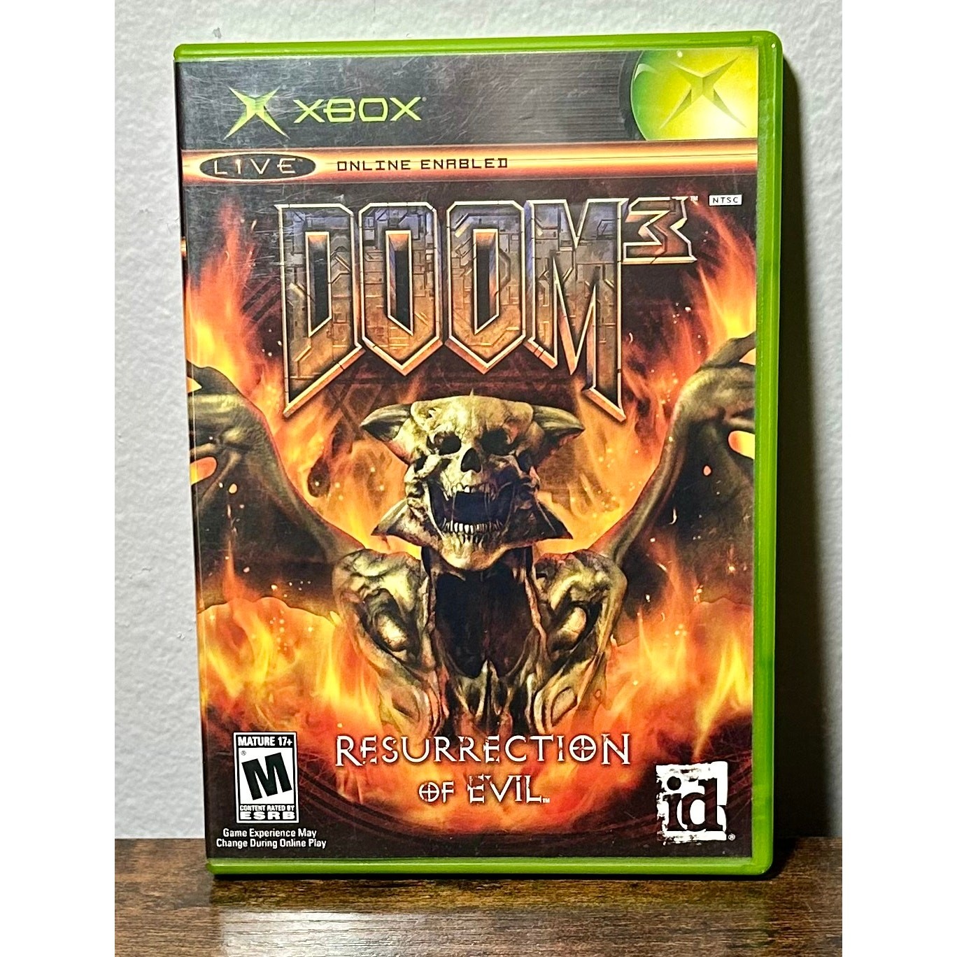 Doom 3: Resurrection of Evil (Microsoft Xbox) CIB, OG Original- Tested.