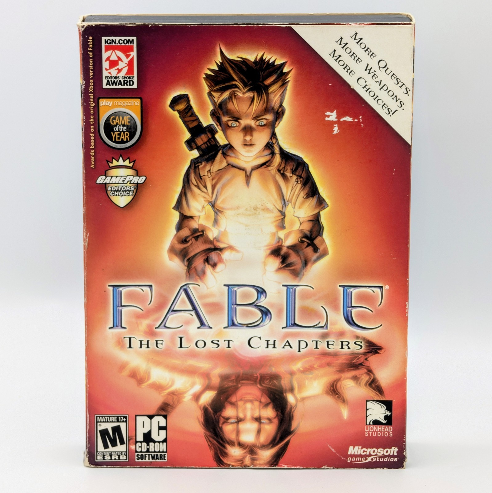 Fable The Lost Chapters PC Video Game Complete w/ Serial Number Product Key 2005