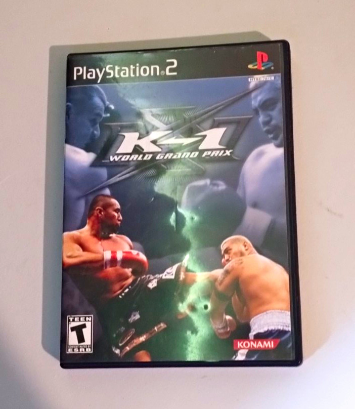 K-1 World Grand Prix (PS2) Konami T-Teen Sports Wrestling Manual Included