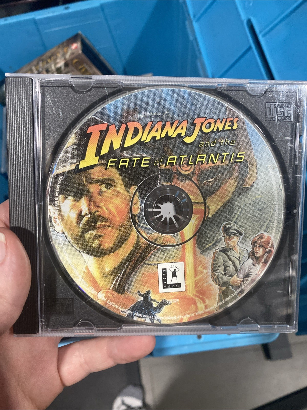 Indiana Jones and the Fate of Atlantis CD-ROM LucasArts 632329 PC Game WORKING