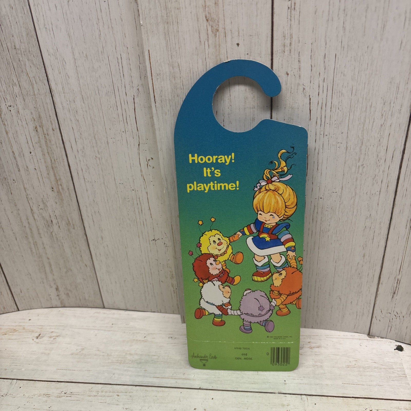 1983 Rainbow Brite Come On In/ Do Not Disturb DoorKnob Note Door Knocker