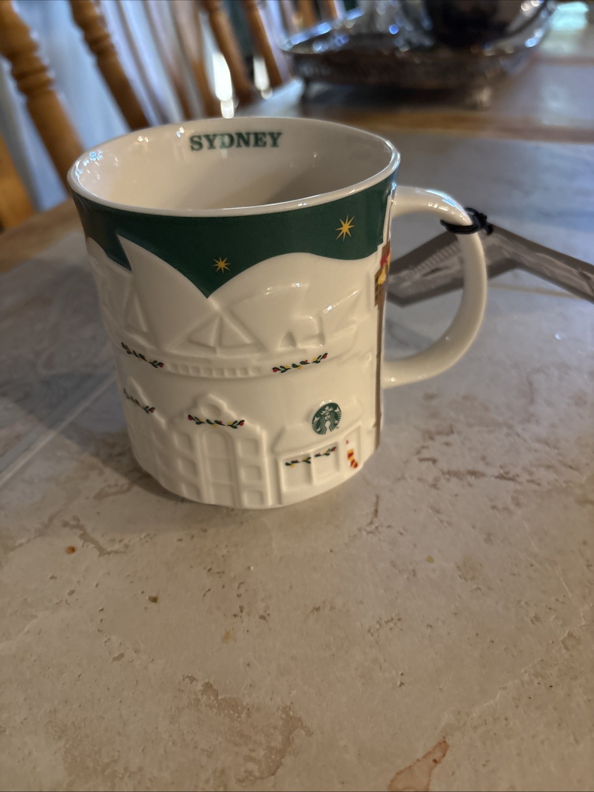 Starbucks RARE SYDNEY  Christmas Relief Mug Series With Tag  NO BOX