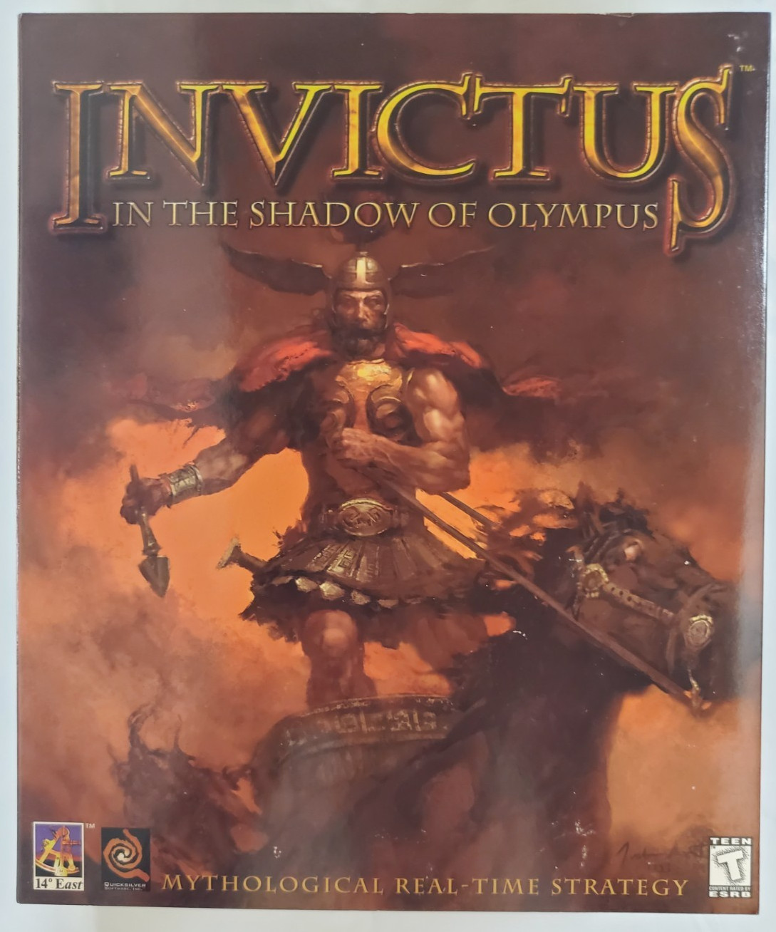 Invictus In the Shadow of Olympus PC Game Big Box Interplay RTS 2000 Vintage
