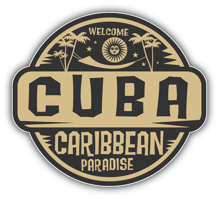 Cuba Caribbean Paradise Car Bumper Sticker Decal 5\