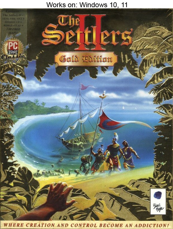 The Settlers II 2 Gold Edition PC Game 1997 Blue Byte Windows 10 11