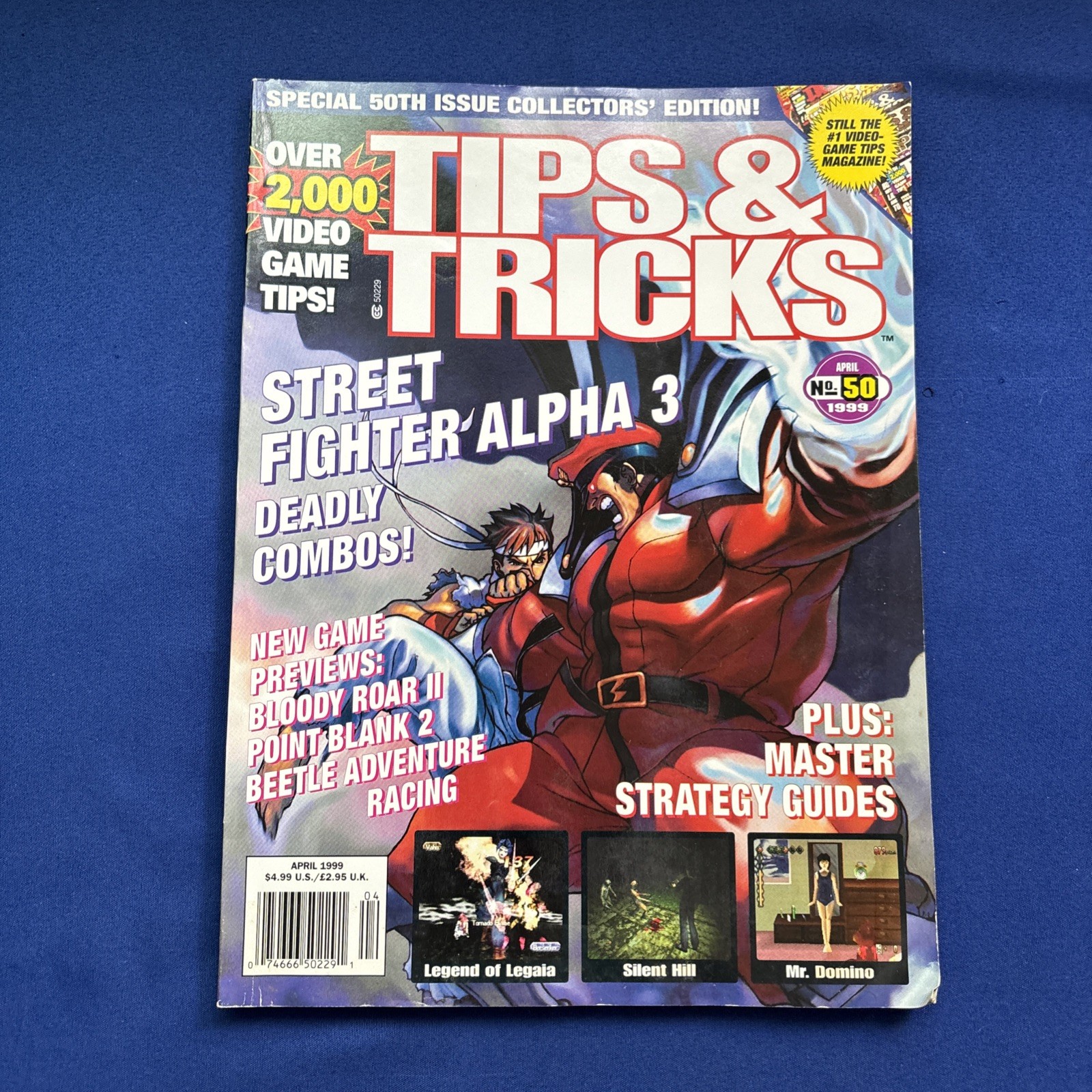 Vintage Tips & Tricks Special 50th Issue April 1999 Street Fighter Alpha 3