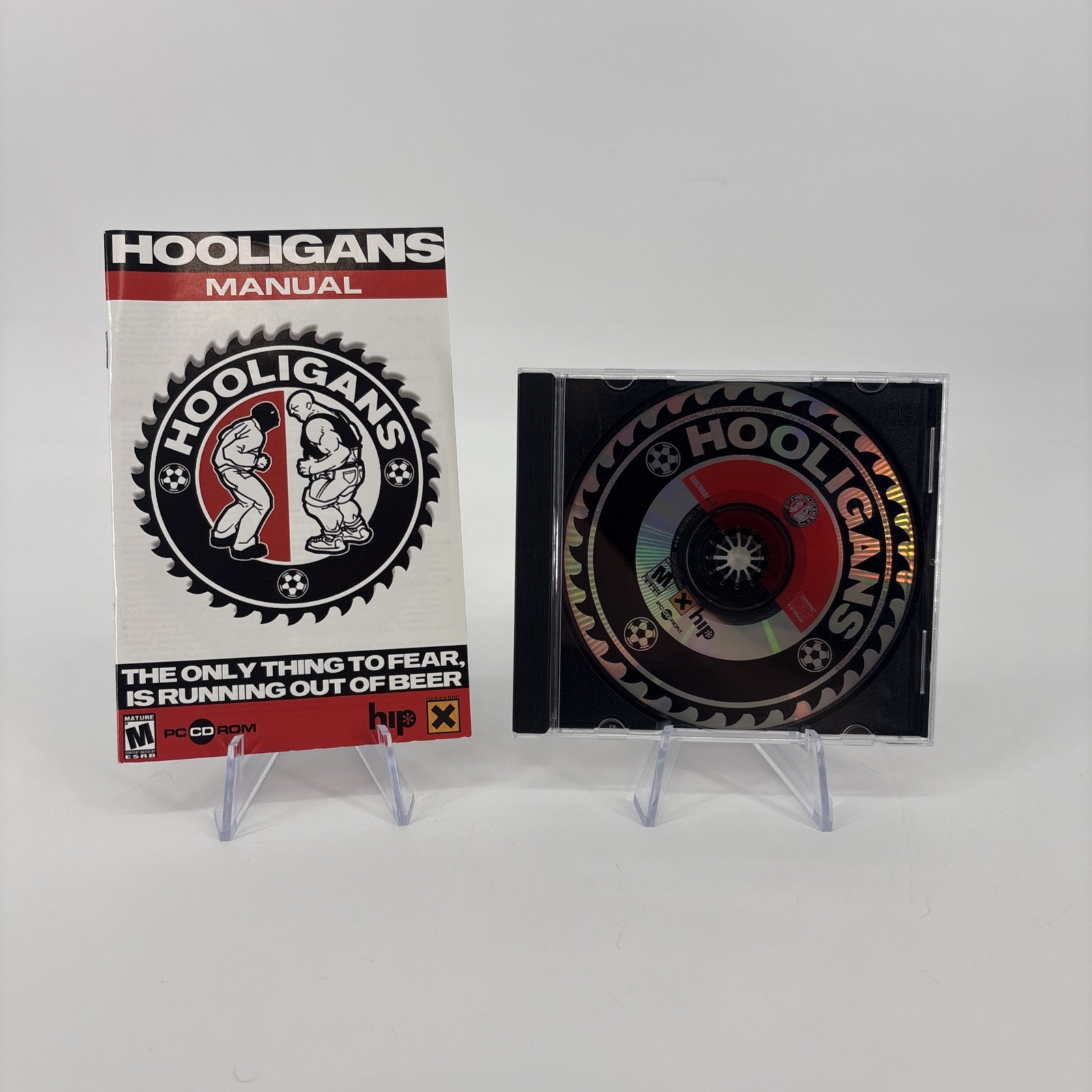 Hooligans: Storm Over Europe (PC, 2002) No Box But Has Instructions. Tested