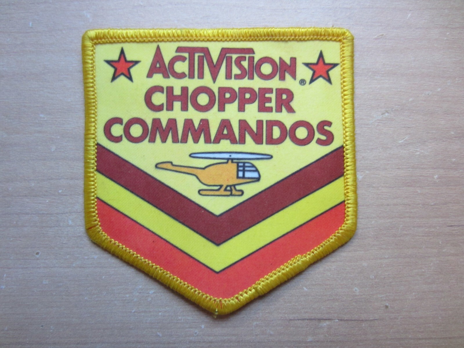 Vintage 1980s Activision Chopper Commandos Patch - Unused