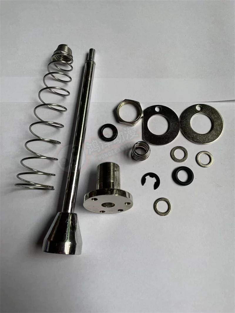 Pinball Machine Shooter Rod Ball Plunger Repair Kit Metal rod spring rubber tip