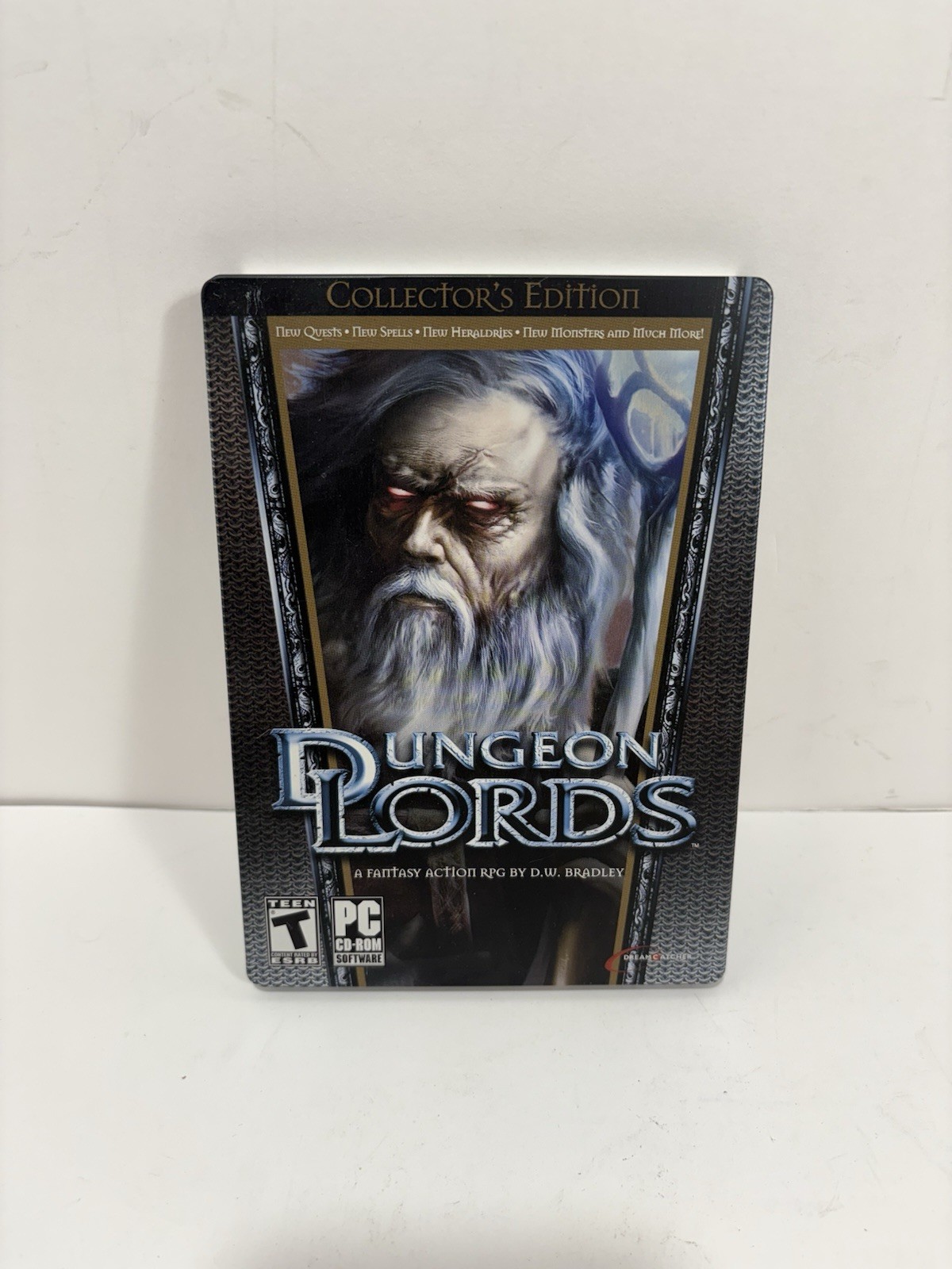 Dungeon Lords: Collector's Edition (PC, 2006, Dreamcatcher) Steelbook