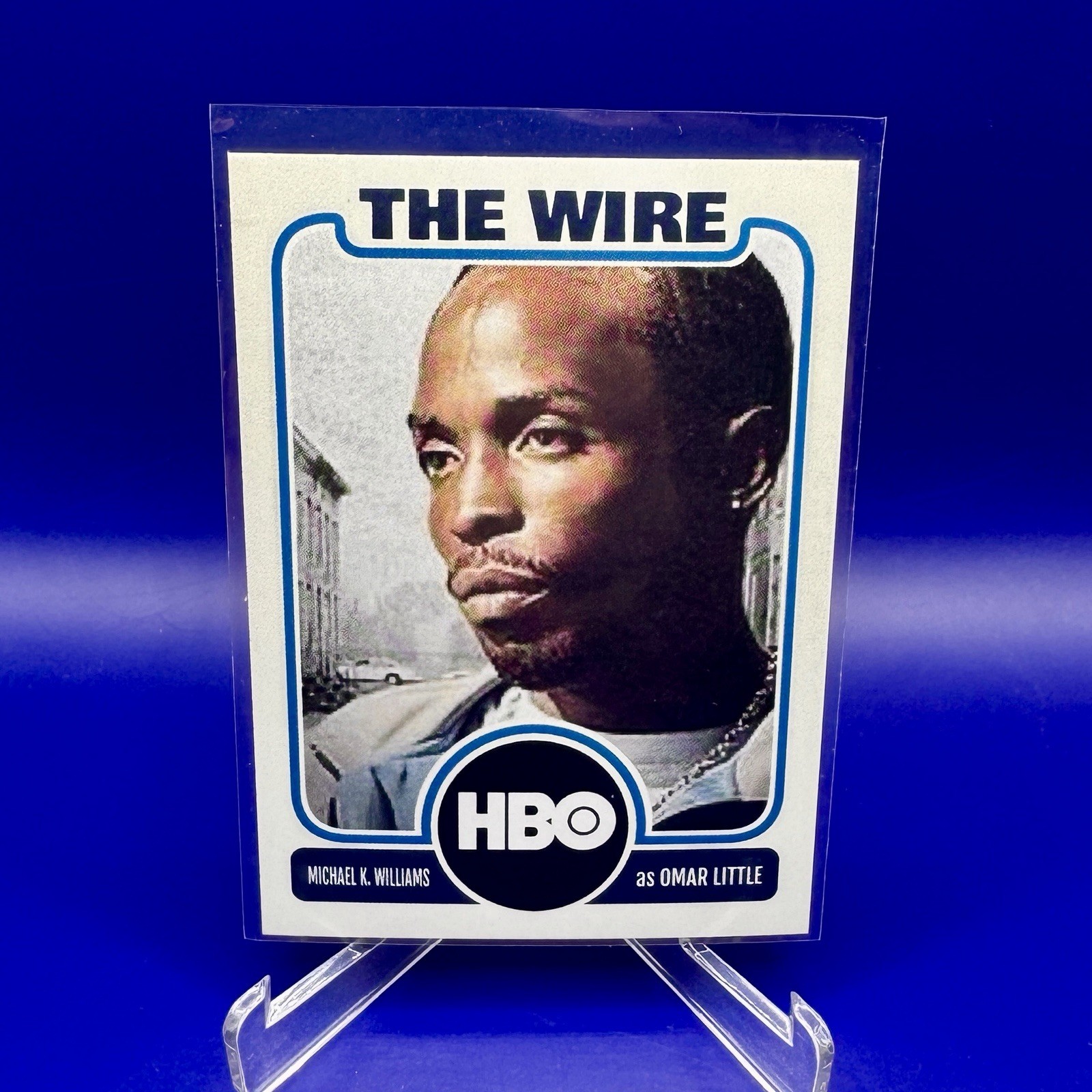 Michael K Williams HBO THE WIRE Short Print Card - Omar Little