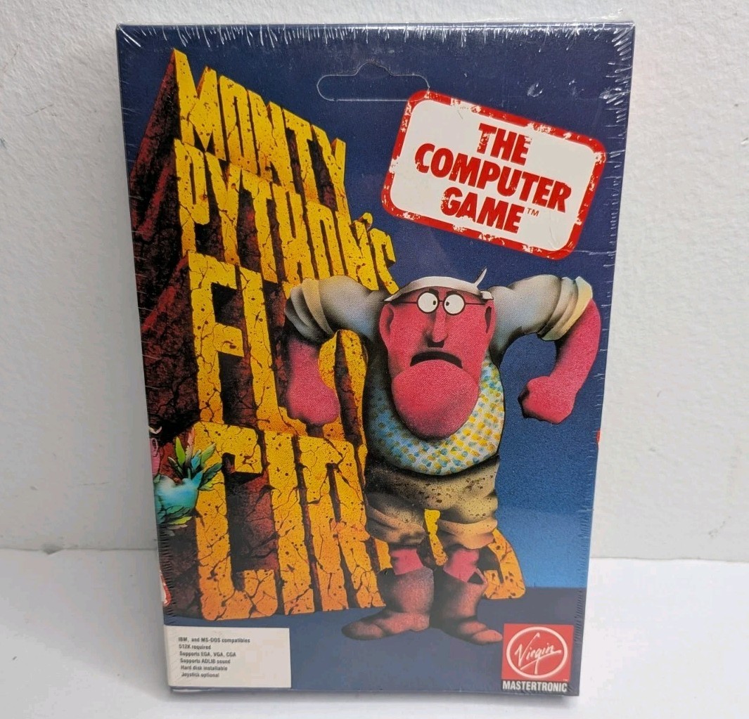 Monty Python’s Flying Circus, PC 1991, 5.25” Complete Box Game NEW Sealed