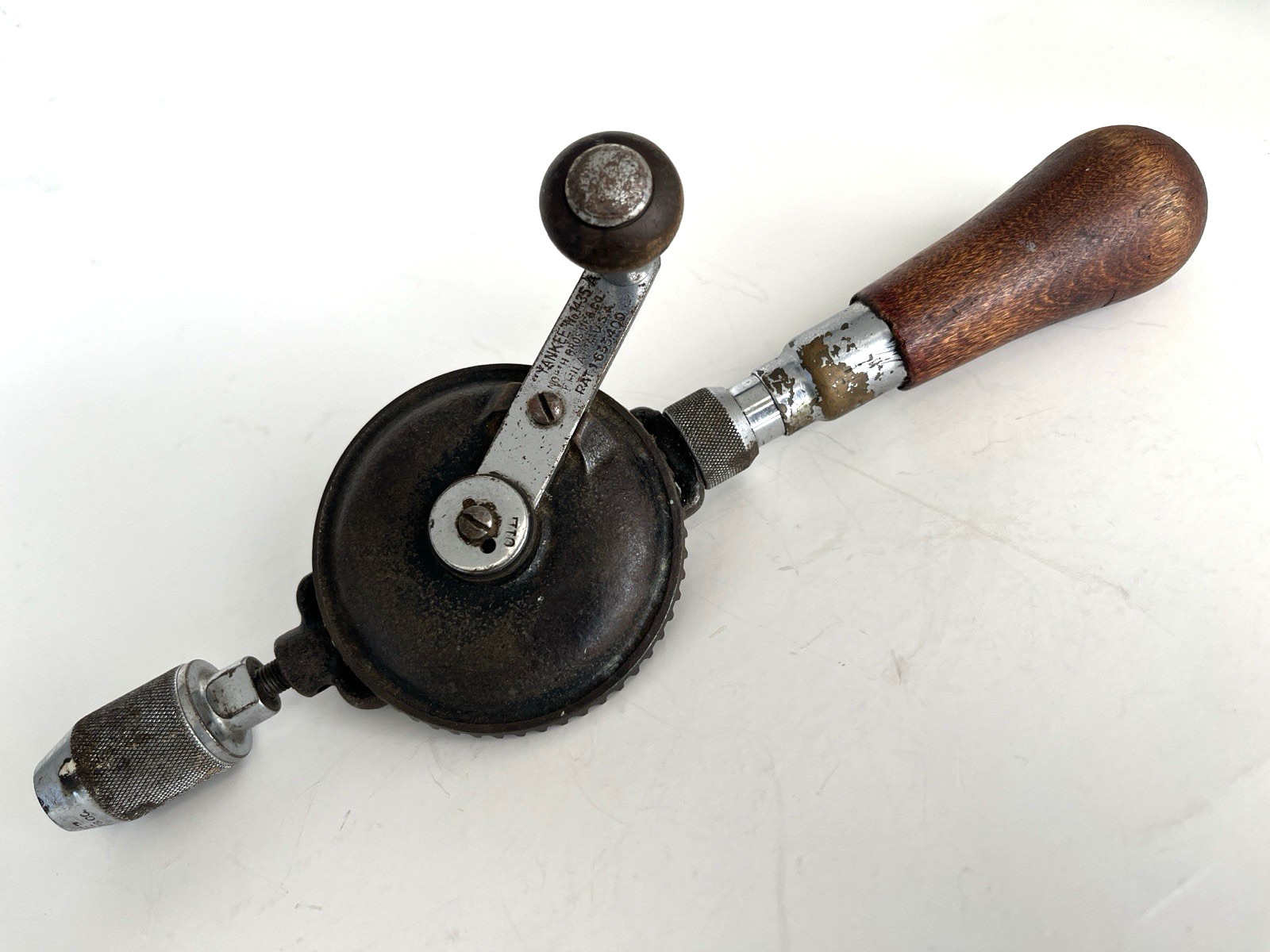 Antique North Bros Yankee No 1435 A  Eggbeater Hand Drill Rare