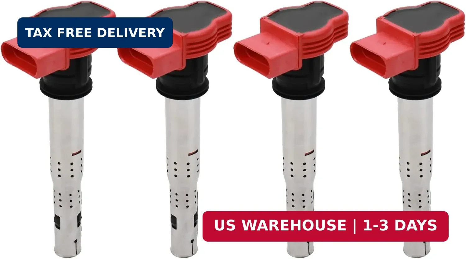 4PCS UF529 Ignition Coil Pack Compatible with 2005-2016 Audi A3-A8 Q5 Q7 SQ5 S4