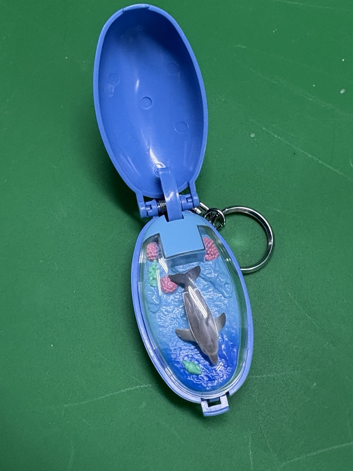 1993 Takara Pocket Critter Dolphin World Keychain Working Excellent Condition