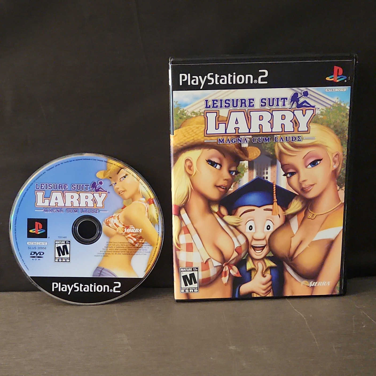 Leisure Suit Larry Magna Cum Laude Sony PlayStation 2 PS2 Game M Sierra NTSC-U/C