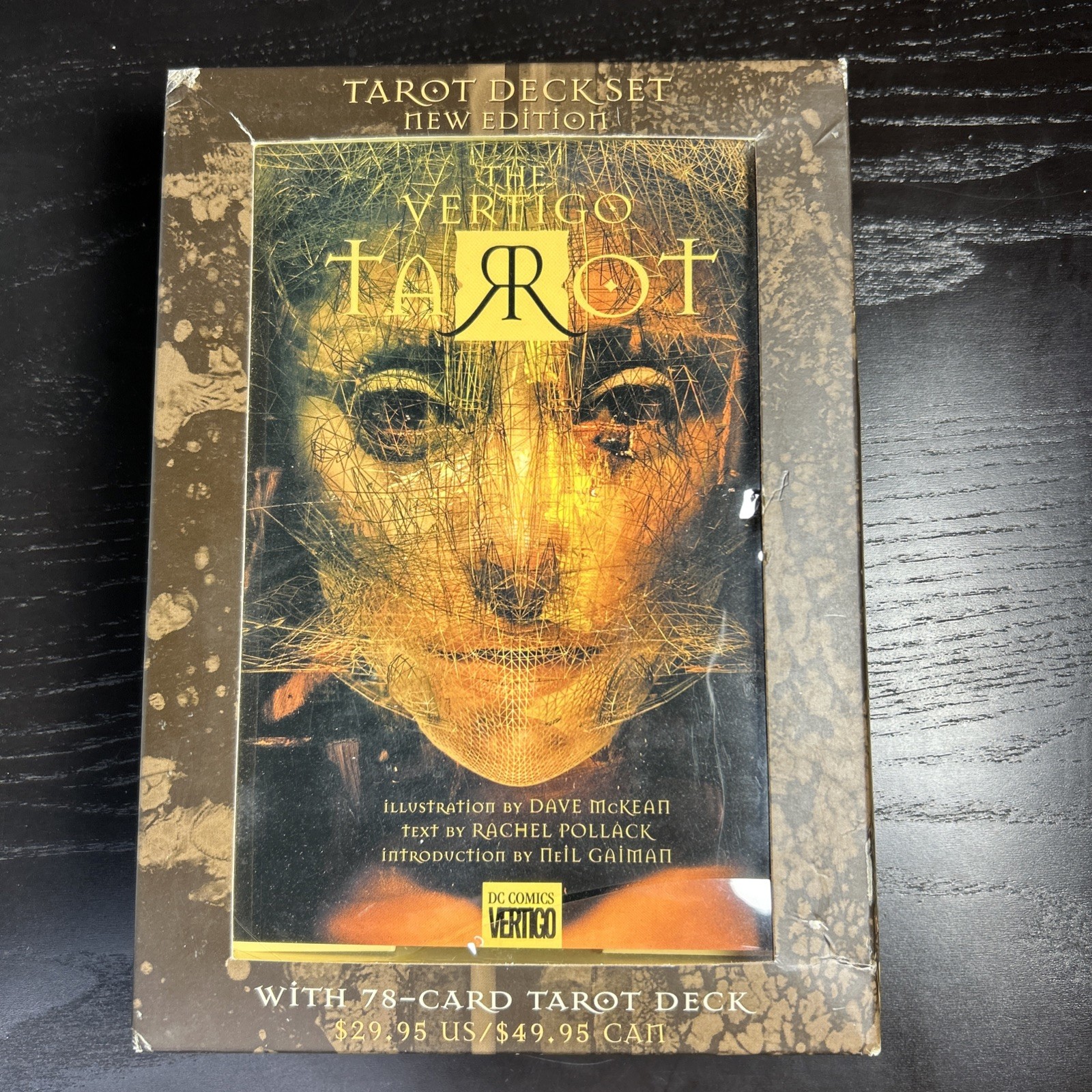 Rare SEALED The Vertigo 78-Card Tarot Deck Set New Edition 2001 w book DC Comics