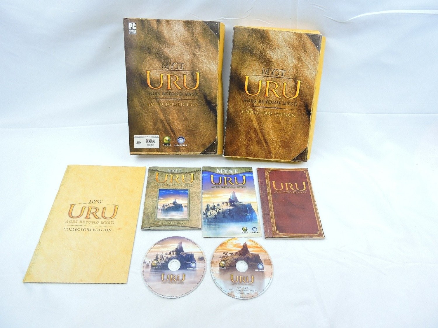 Big Box PC Myst Uru Ages Beyond Myst Collectors Edition