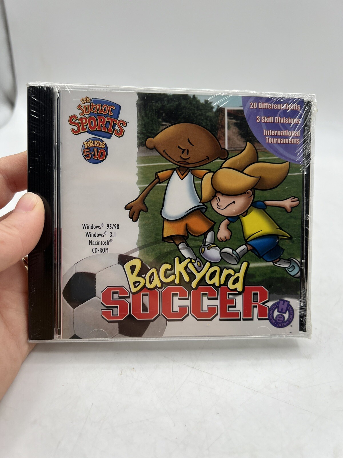 Backyard Soccer MLS Edition PC/Mac CD-ROM Humongous 1998 for Windows SEALED