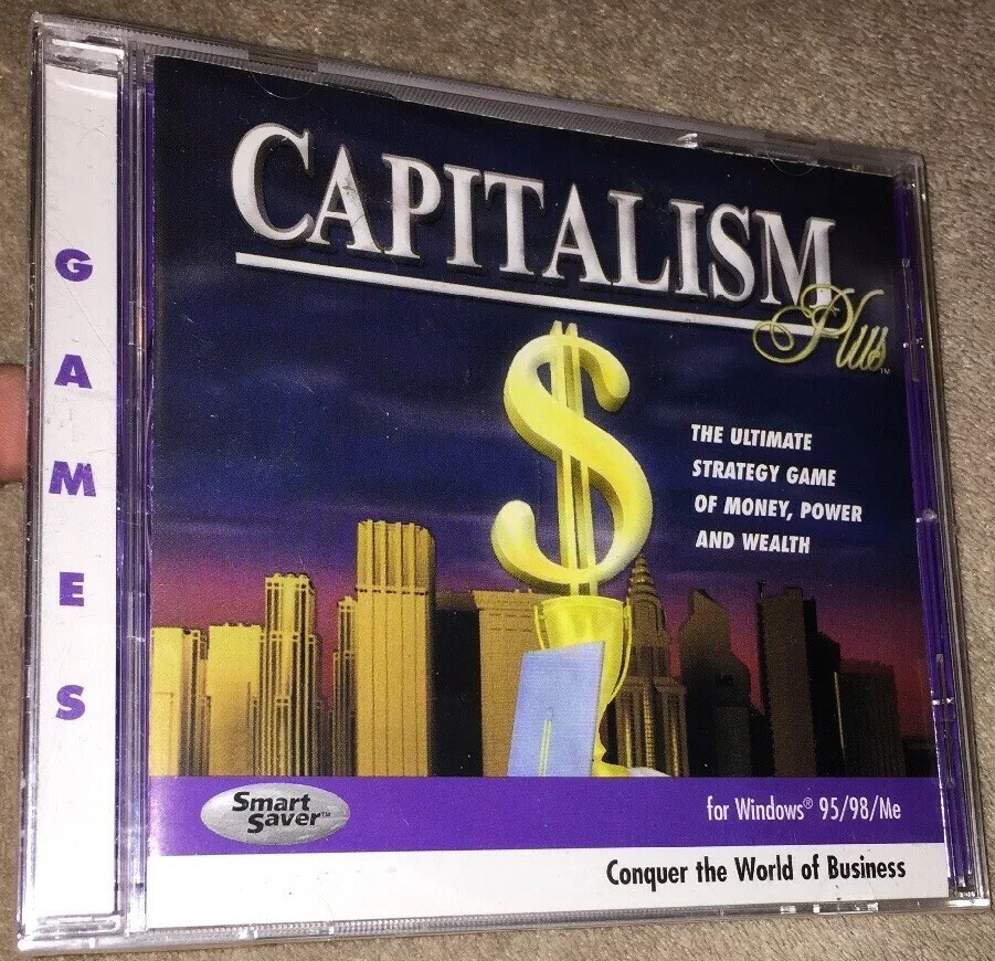 Capitalism Plus PC Game - Conquer The World Of Business NEW Sealed