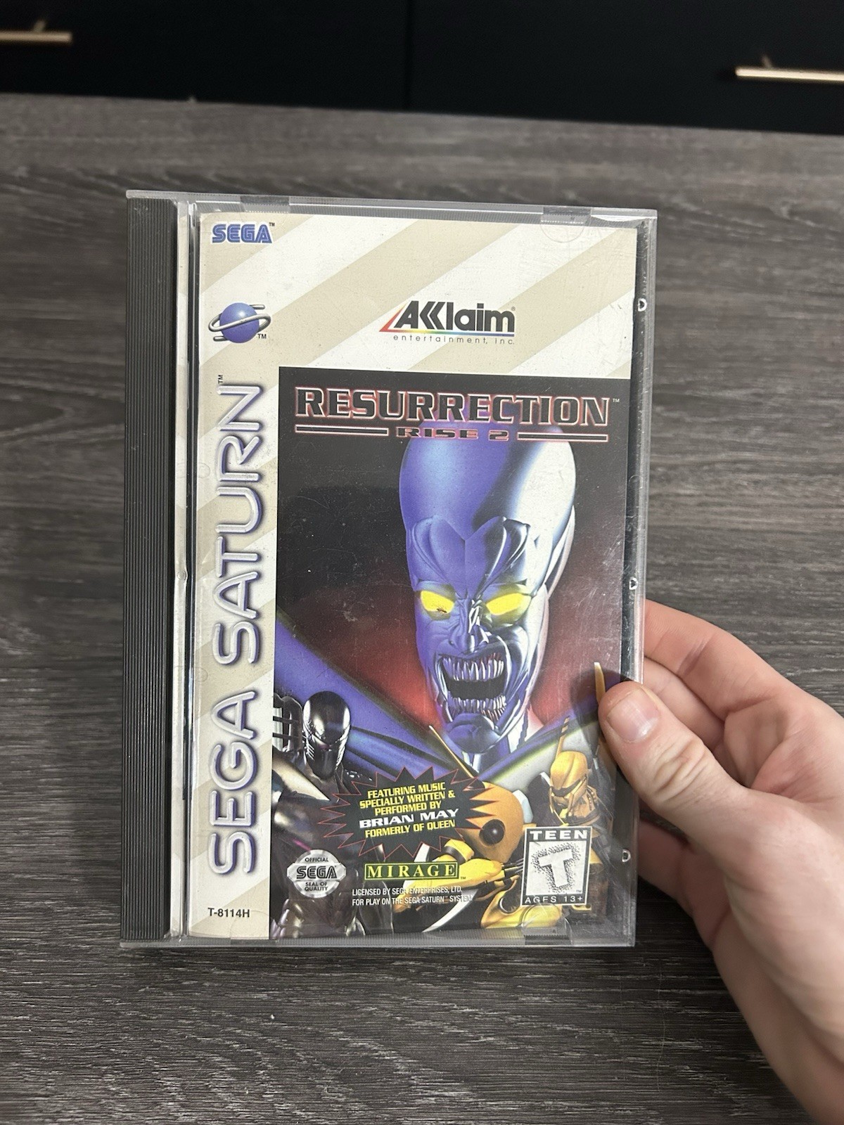 SEGA SATURN Resurrection Rise 2 With Manual No Game See Pics
