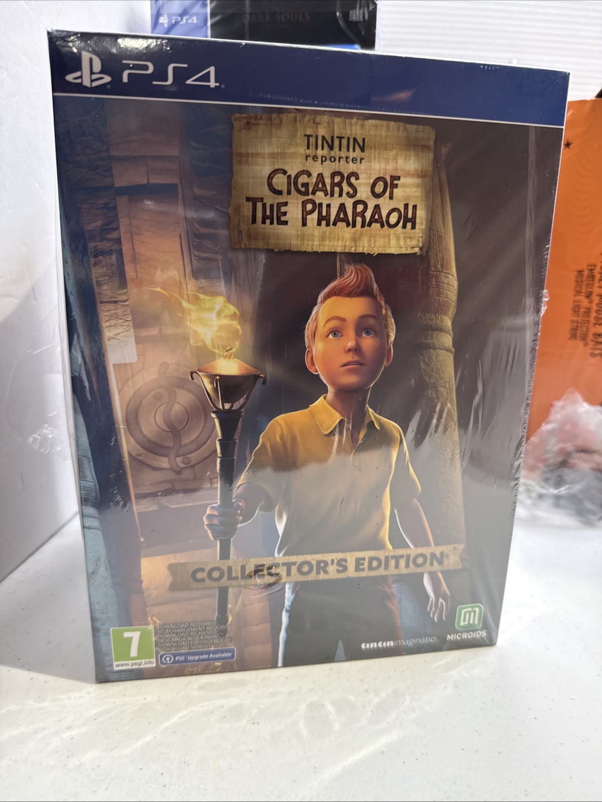 TinTin Reporter Cigars Of The Pharoah PS4 COLLECTORS EDITION NEW US SELLER