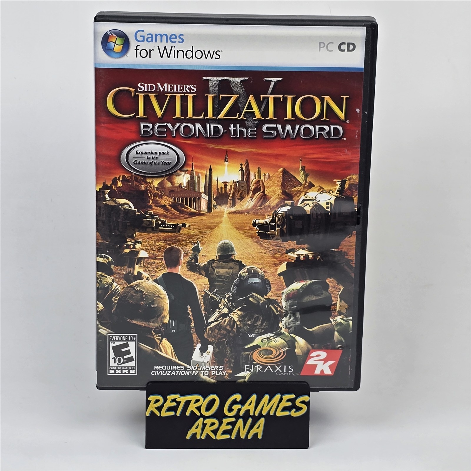 Civilization IV 4: Beyond the Sword (PC CD-ROM) CIB COMPLETE