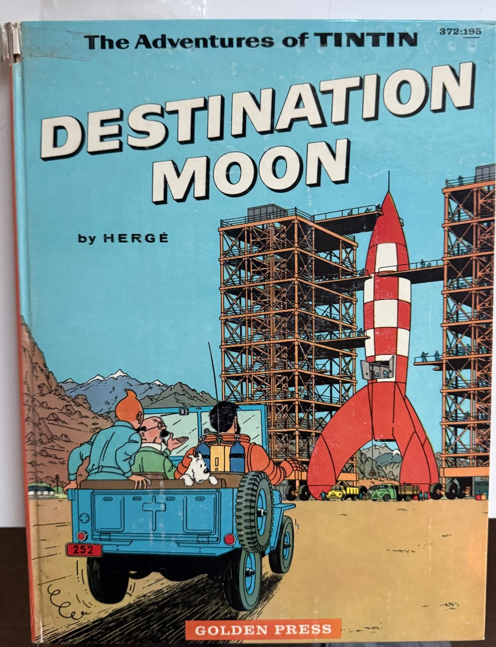 Hergé The Adventures Tintin Destination Moon Golden Press 1st 1960