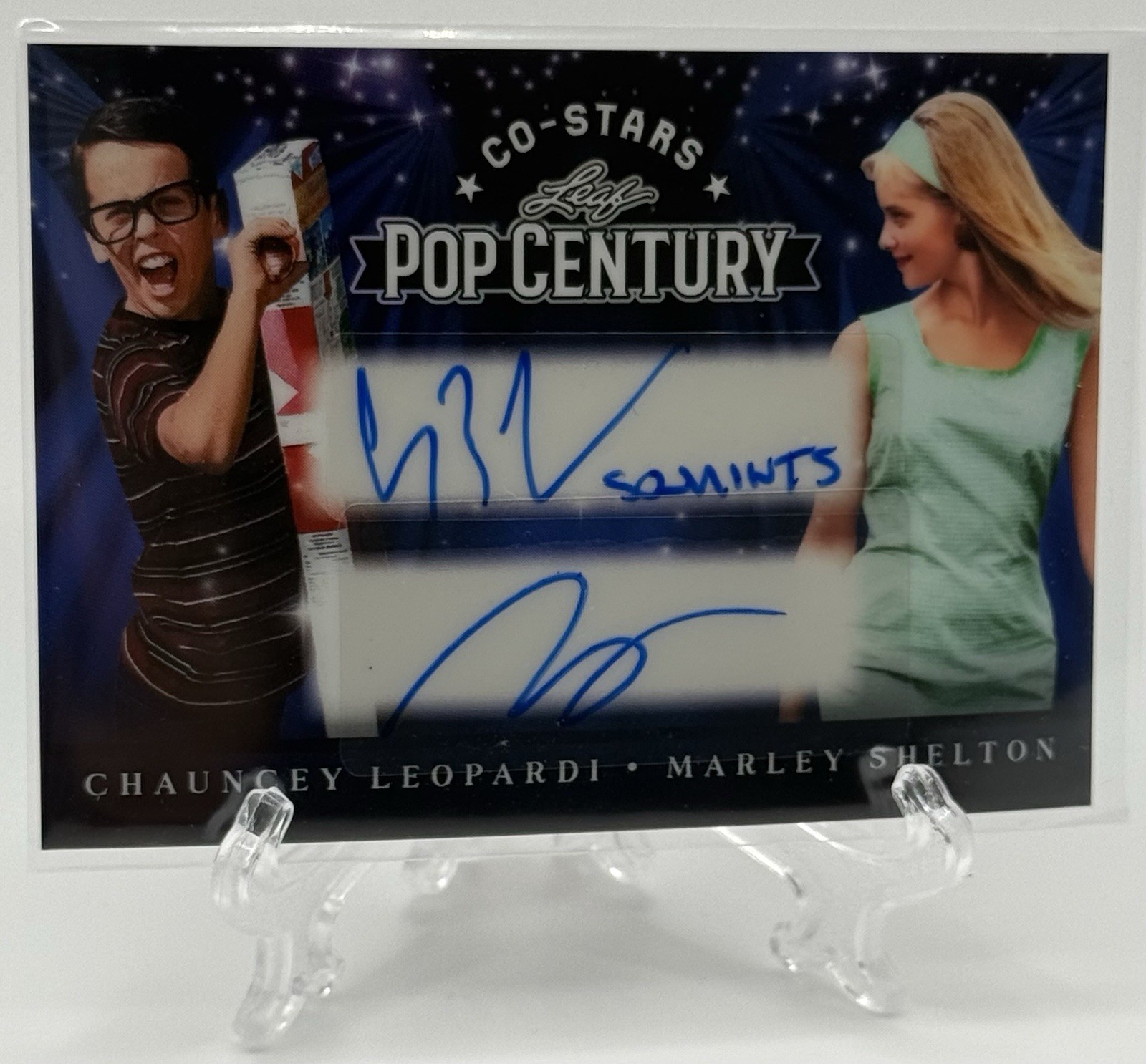 Chauncey Leopardi & Marley Shelton 2026 Leaf Pop Century Auto /3 The Sandlot