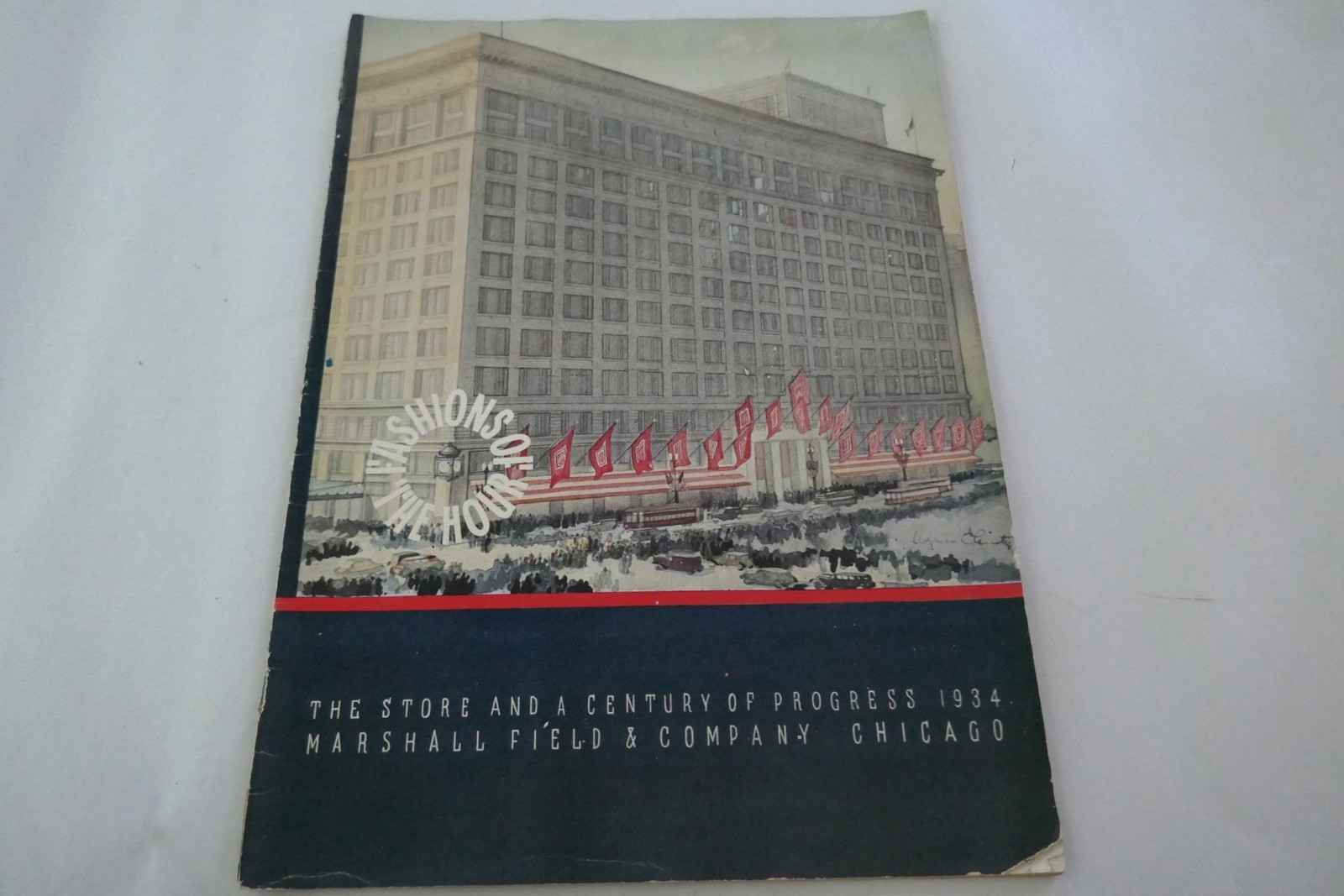 1934 Worlds Fair Chicago Marshall Field magazine