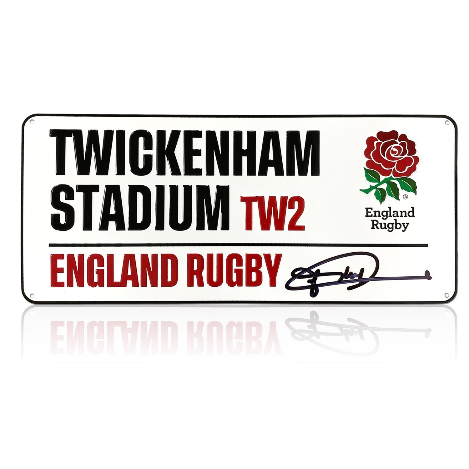 Jonny Wilkinson Signed England Rugby Street Sign