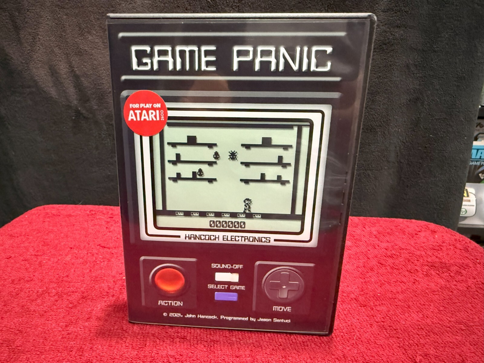 Atari 2600/2600+/7800+ Game Panic Original LCD Style Gameplay