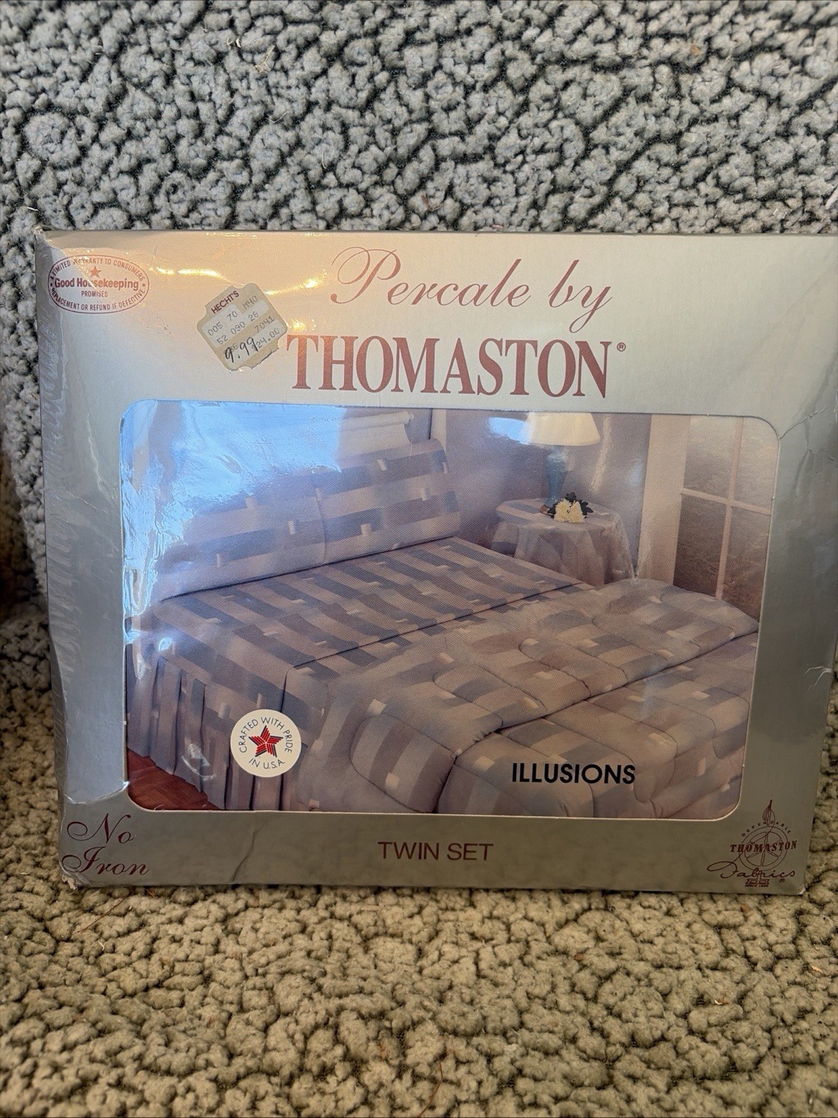 VTG NOS Thomaston Twin Set Illusions USA