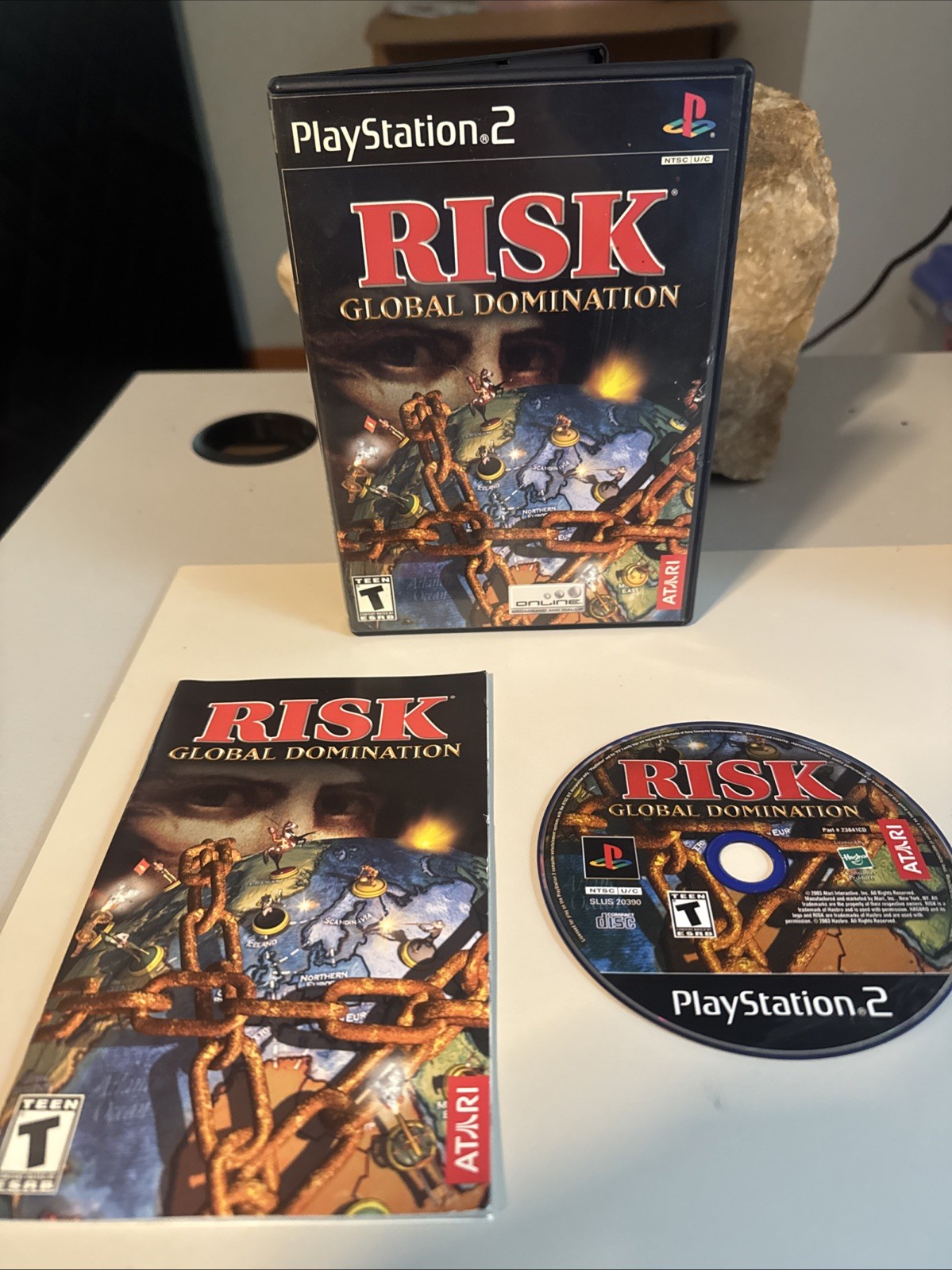 Risk-Global Domination - Sony PlayStation 2. Tested. CIB. Near Mint Condition