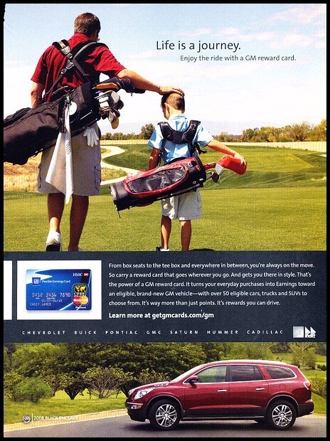 2008 Buick Enclave Original Advertisement Car Print Art Ad D171
